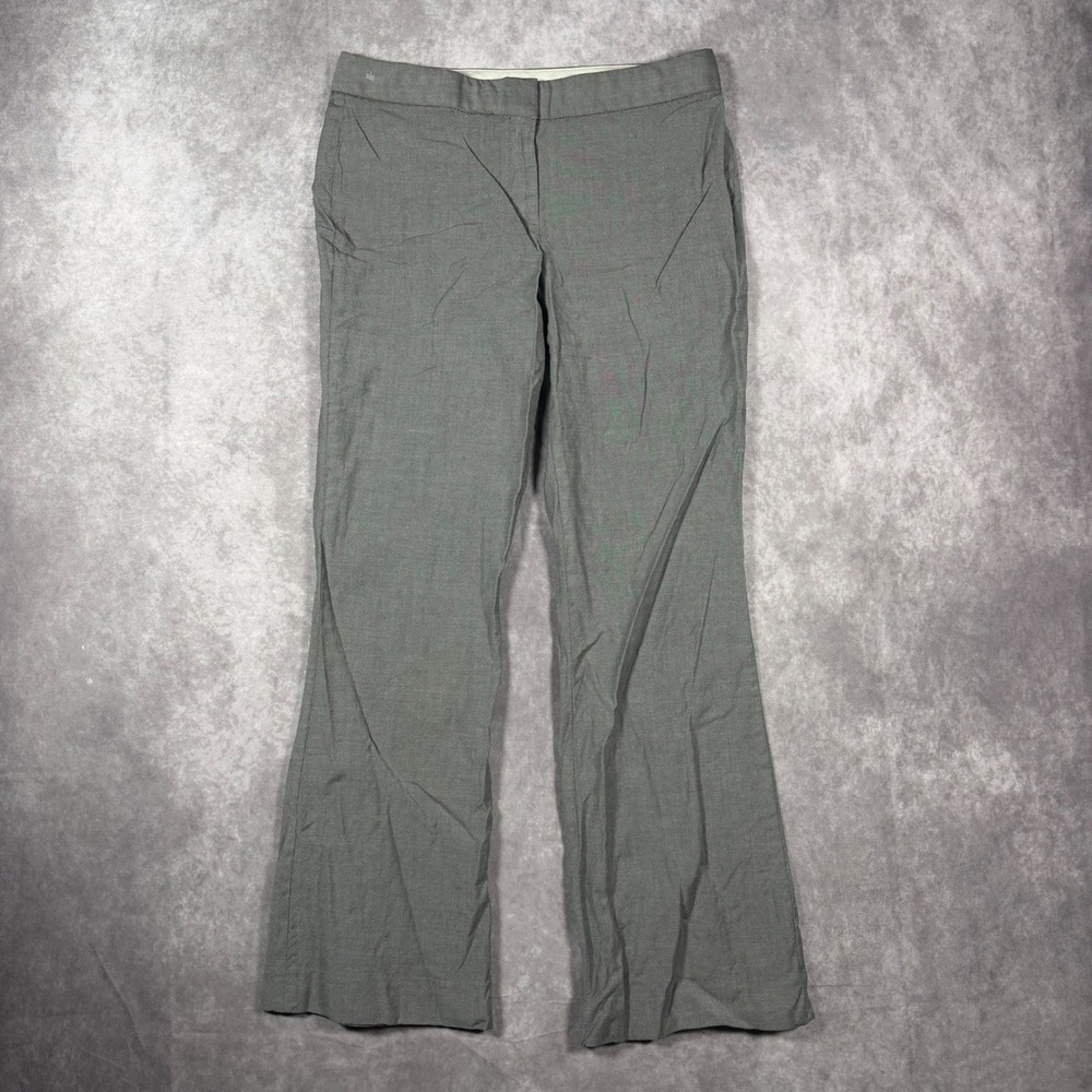 Elie Tahari Nordstrom Grey Flat Front Dress Trousers 31 X 30 Minimalist Chic
